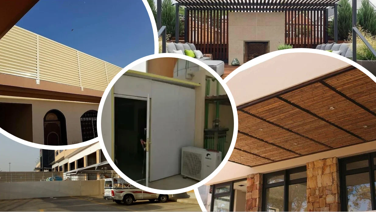 مظلات وسواتر مبتكرة